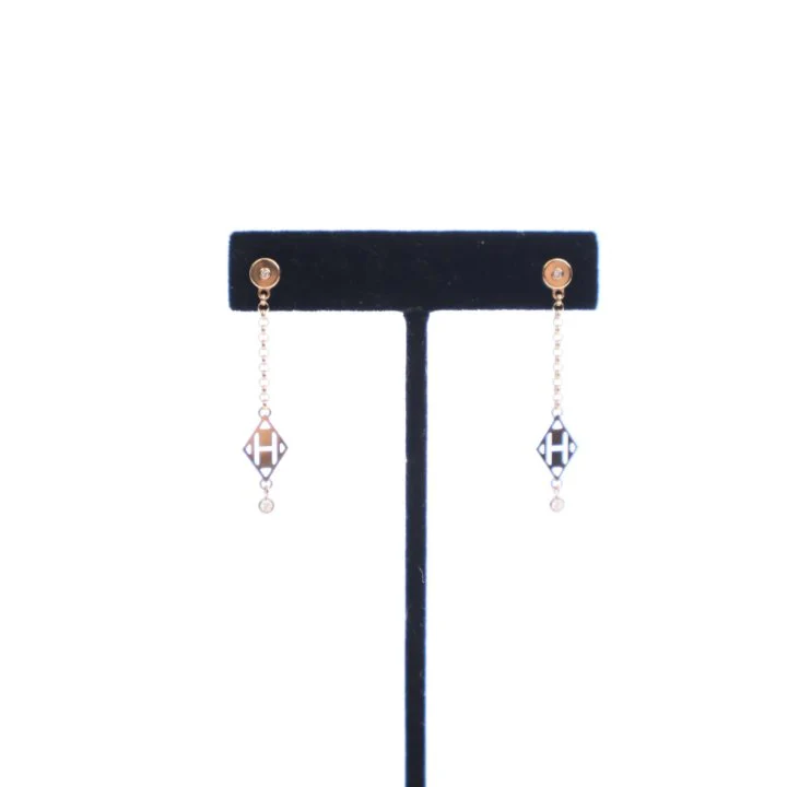 Hermes Gambade H Earrings - Image 2