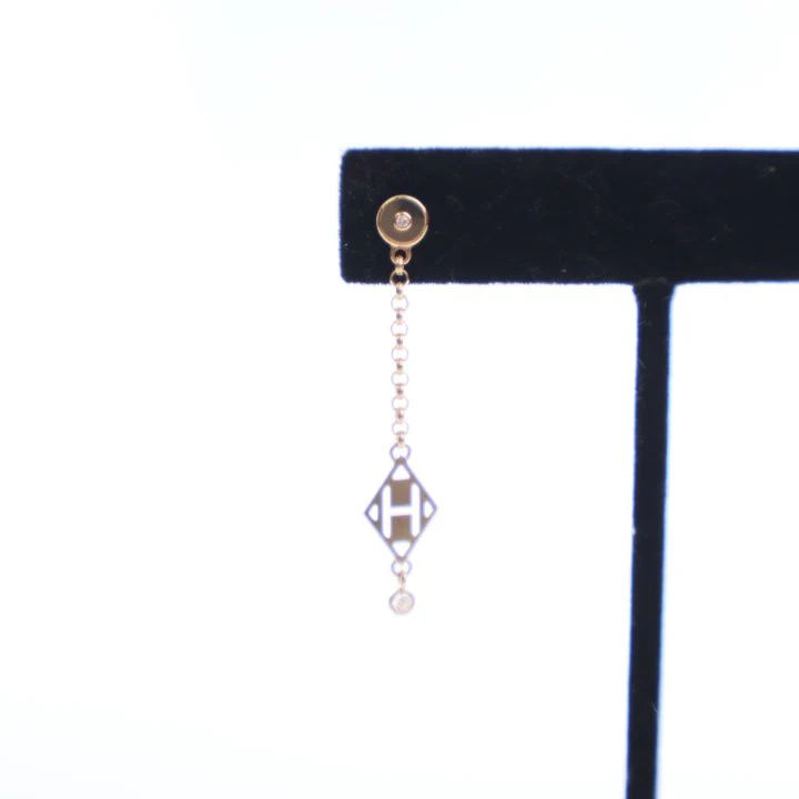 Hermes Gambade H Earrings - Image 3