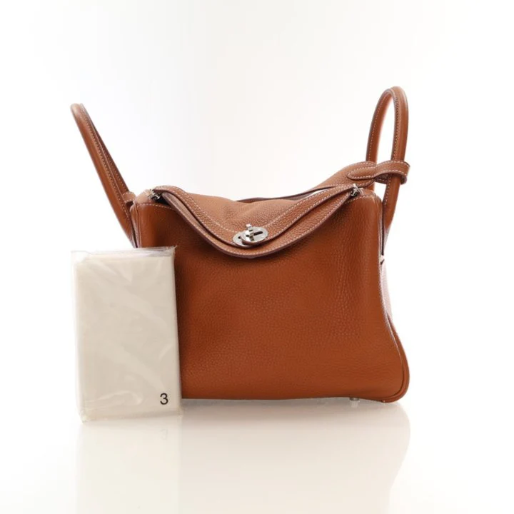 Hermes Gold Clemence Lindy 26 - Image 16