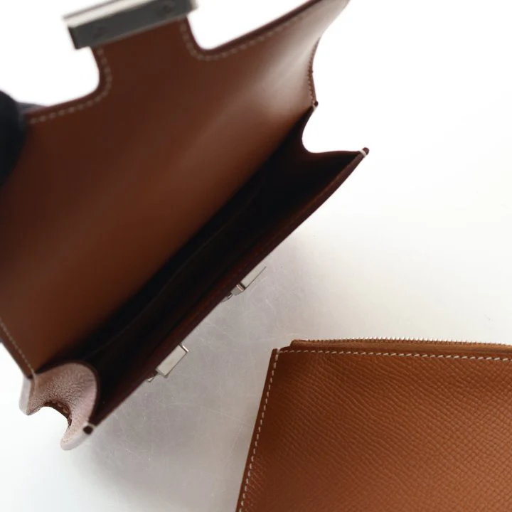 Hermes Gold Epsom Constance Slim Wallet - Image 15
