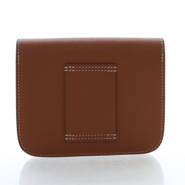 Hermes Gold Epsom Constance Slim Wallet - Image 9