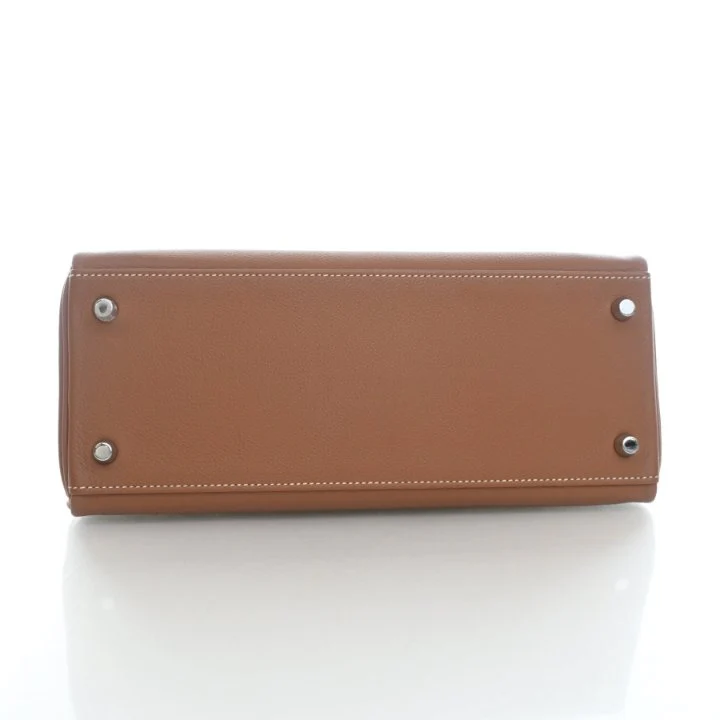 Hermes Gold Evercolor Verso Kelly 28 - Image 9