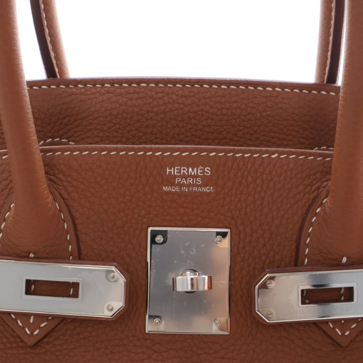 Hermes Gold Togo Birkin 30 - Image 15
