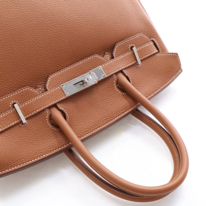 Hermes Gold Togo Birkin 30 - Image 9