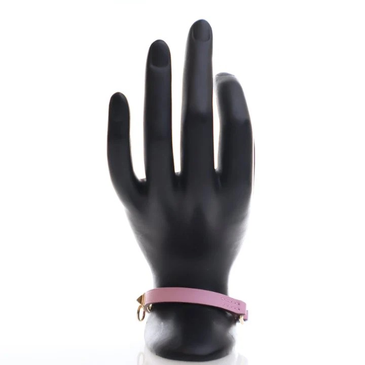 Hermes Mauve Sylvestre Swift Mini Rivale Bracelet - Image 7