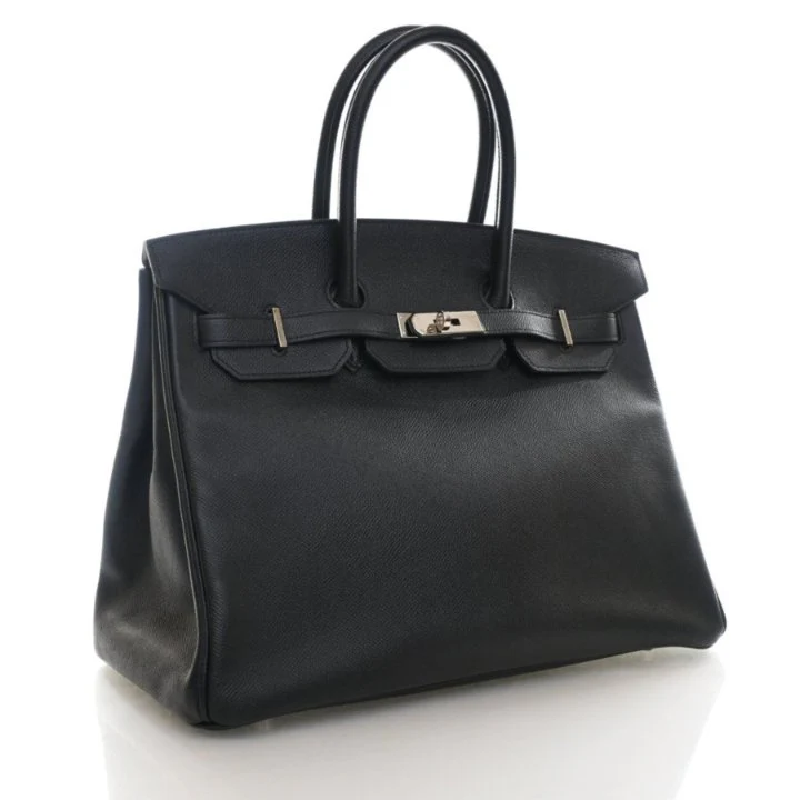 Hermes Noir Epsom Birkin 35 - Image 2