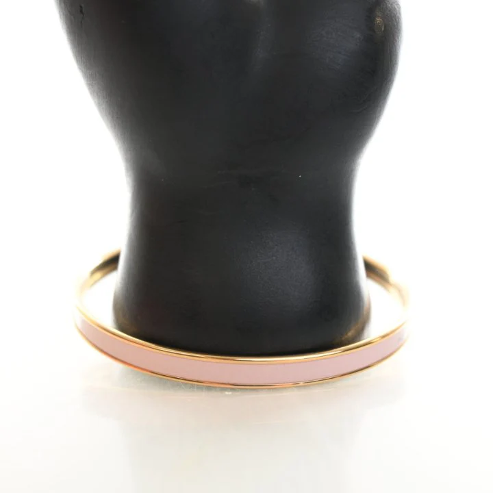 Hermes Rose Candeur Uni Bangle - Image 4