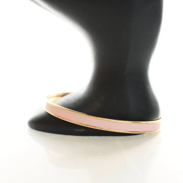 Hermes Rose Candeur Uni Bangle - Image 6