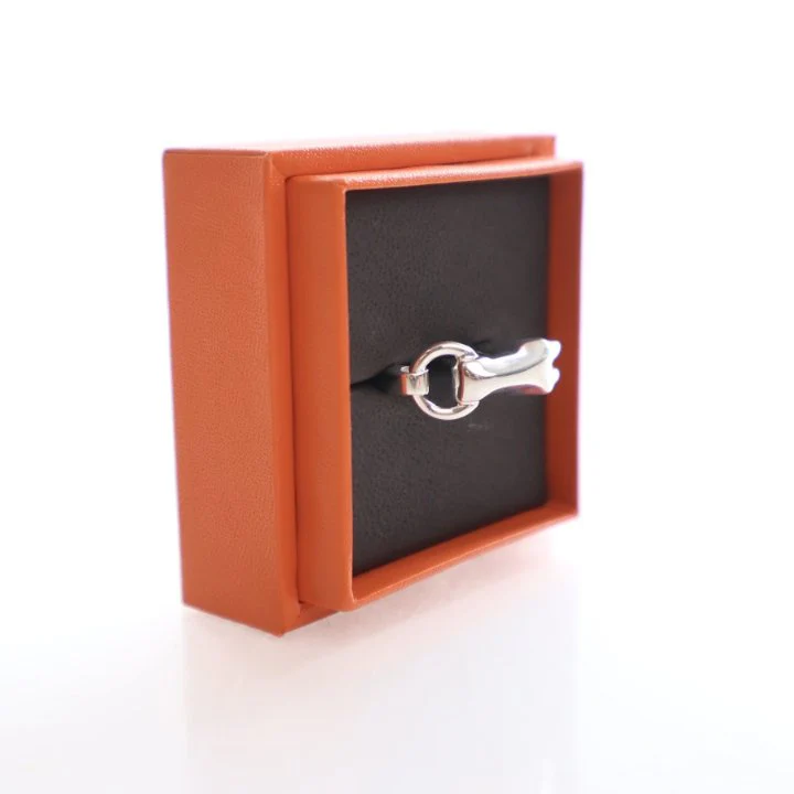 Hermes Small Model Gallop Ring Sz 56 - Image 2