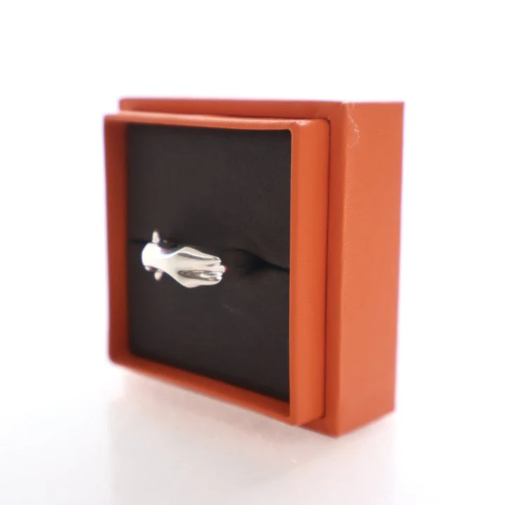 Hermes Small Model Gallop Ring Sz 56 - Image 3