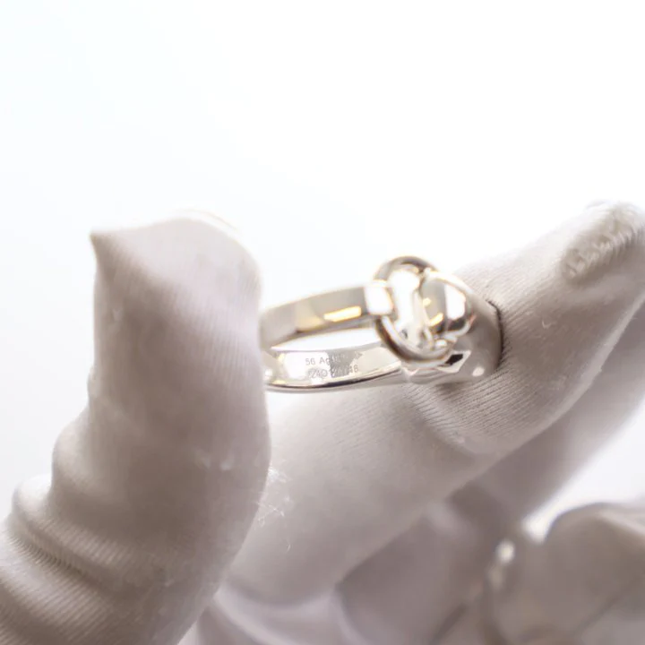 Hermes Small Model Gallop Ring Sz 56 - Image 5