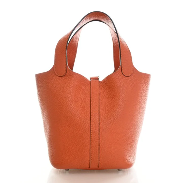 Hermes Terre Battue Clemence Picotin Lock 18 - Image 11