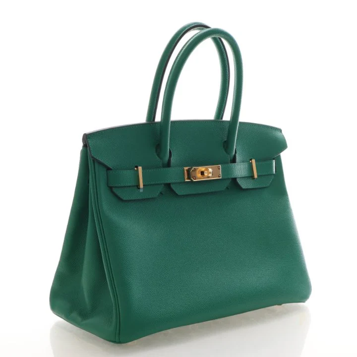 Hermes Vert Vertigo Epsom Birkin 30 - Image 3