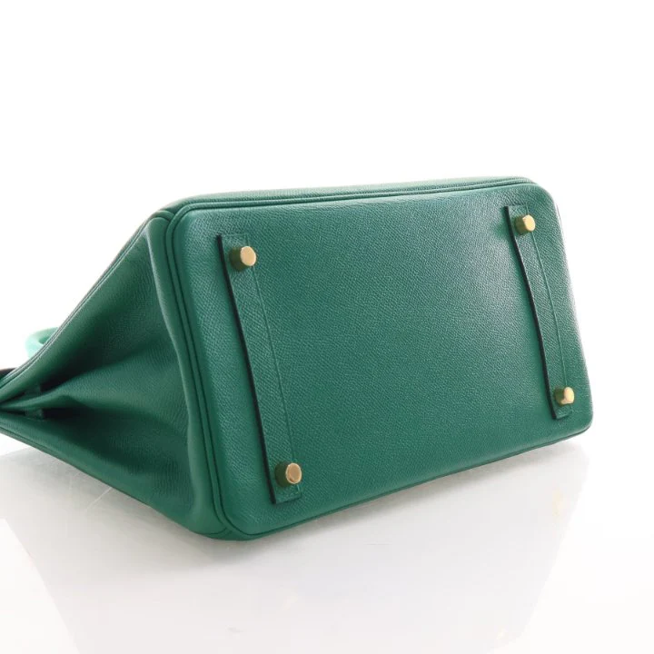 Hermes Vert Vertigo Epsom Birkin 30 - Image 9