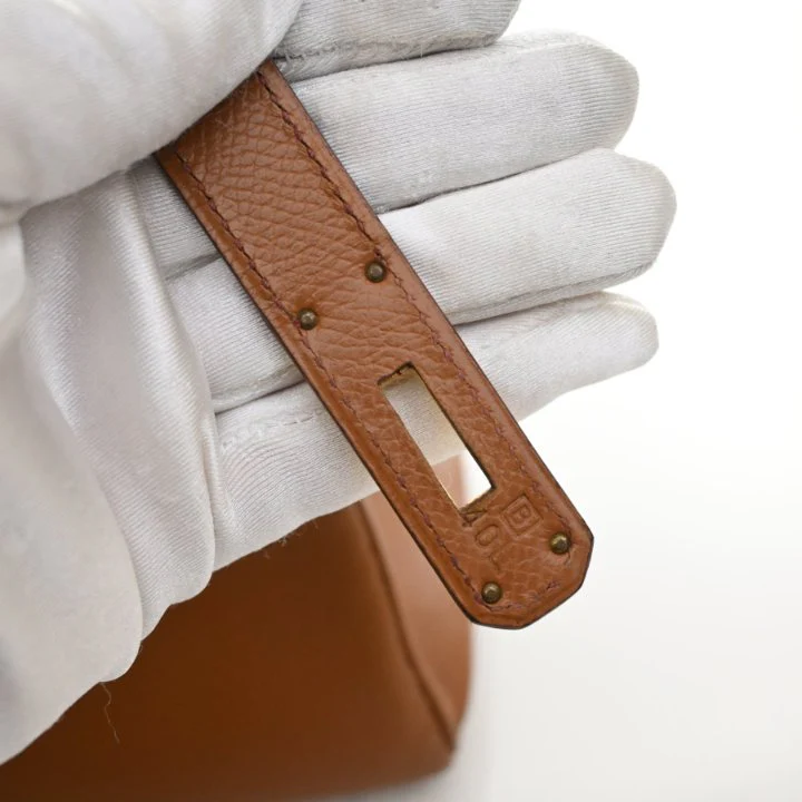 Hermes Vintage Gold Epsom Kelly 32 - Image 14