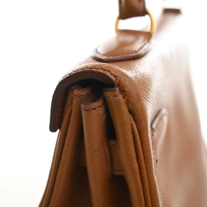 Hermes Vintage Gold Epsom Kelly 32 - Image 16