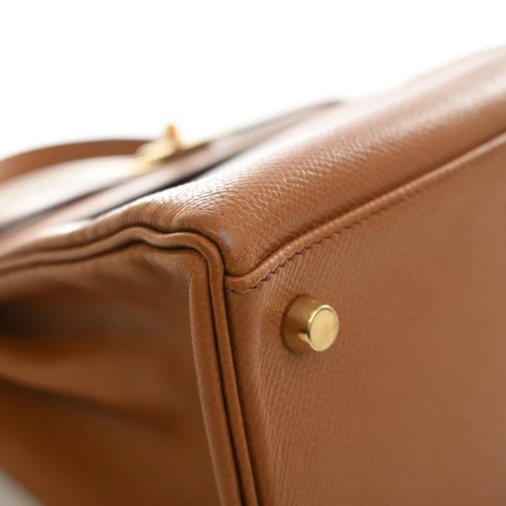 Hermes Vintage Gold Epsom Kelly 32 - Image 17