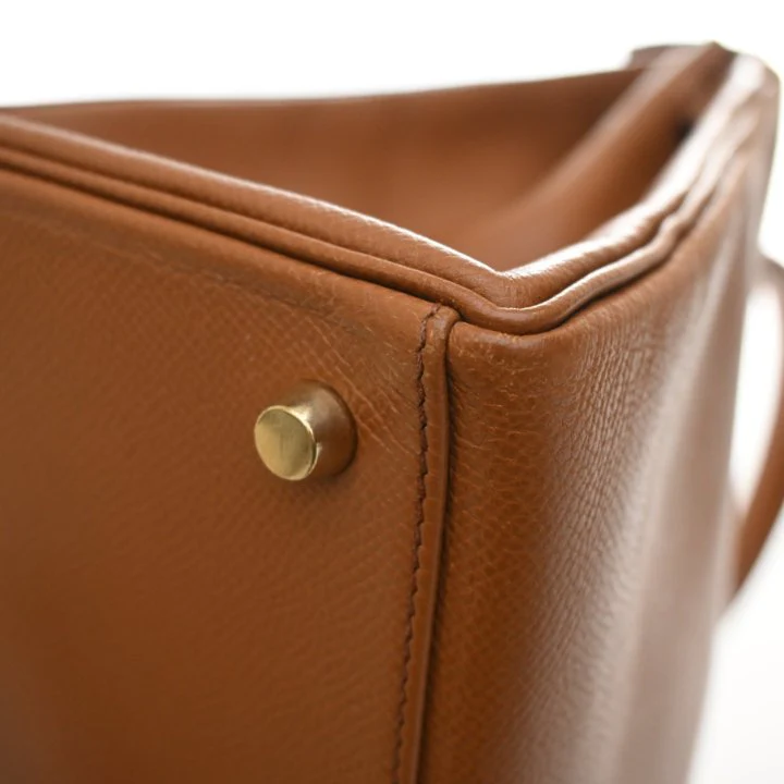 Hermes Vintage Gold Epsom Kelly 32 - Image 18
