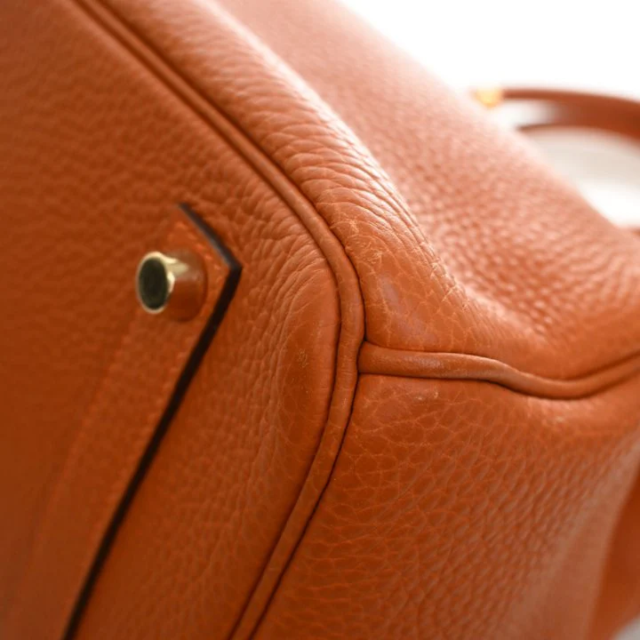 Hermes Vintage Potiron Togo Birkin 35 - Image 16