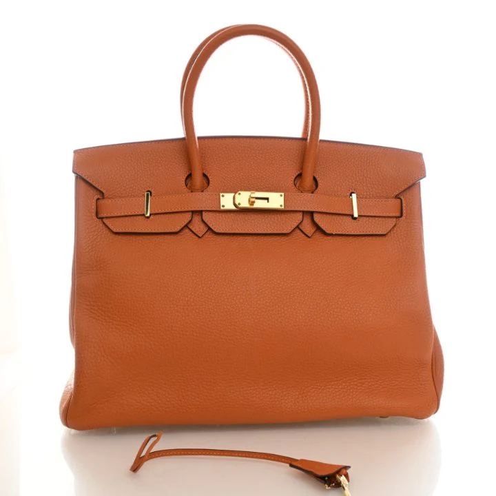 Hermes Vintage Potiron Togo Birkin 35 - Image 19