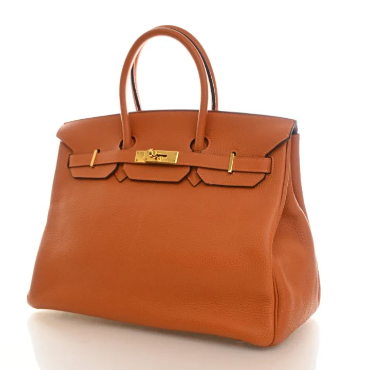 Hermes Vintage Potiron Togo Birkin 35 - Image 3