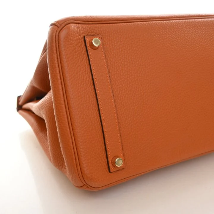 Hermes Vintage Potiron Togo Birkin 35 - Image 6