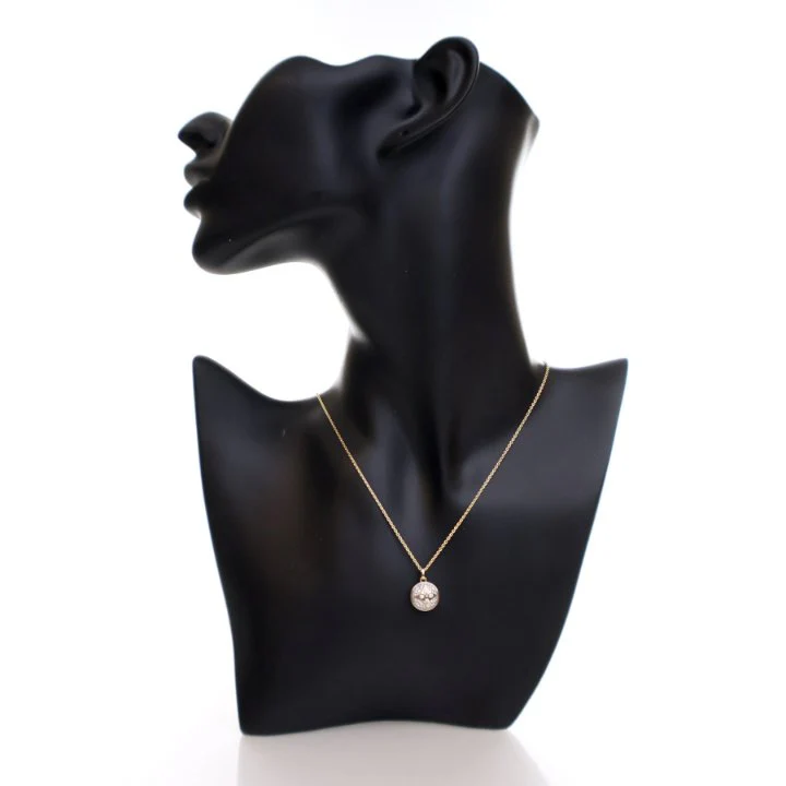 Louis Vuitton 18K Yellow Gold Diamond Blossom Pendant