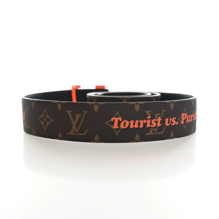 Louis Vuitton LV Pyramide 40mm Reversible Belt Sz 100/40 - Image 5