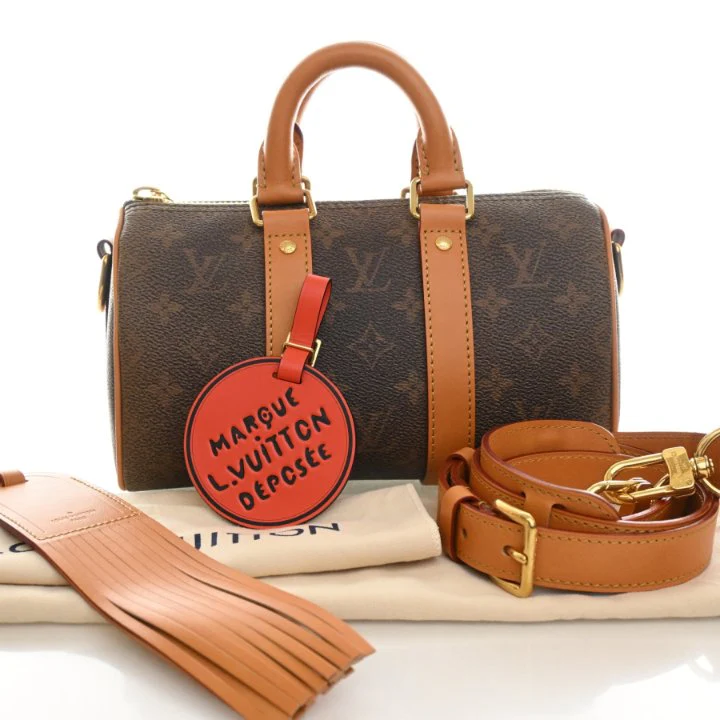 Louis Vuitton Monogram Dust Keepall Bandouliere 25 - Image 14