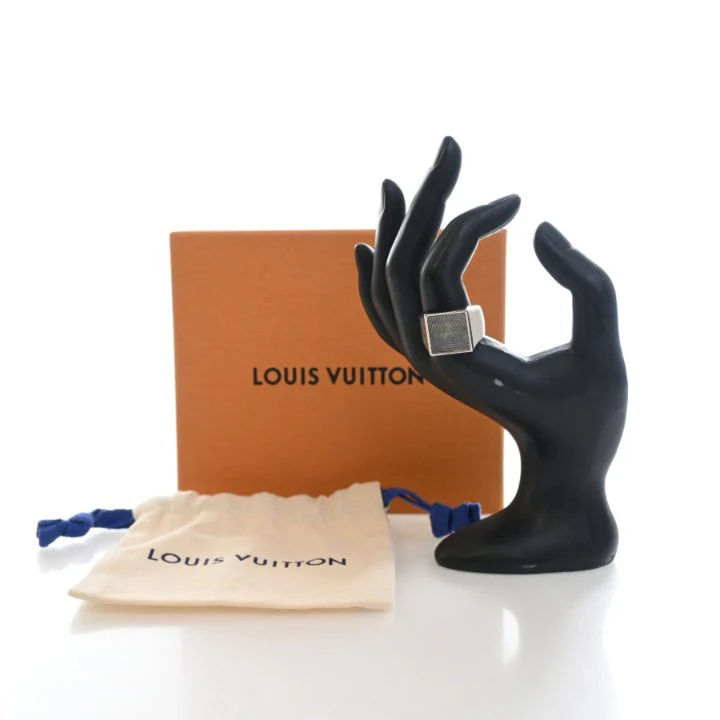 Louis Vuitton Signet Ring Sz M - Image 8