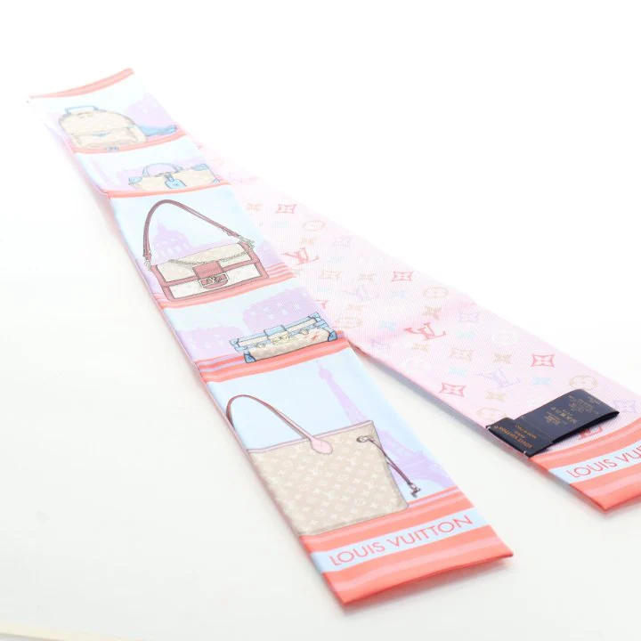 Louis Vuitton Silk Paris Skyline Bandeau