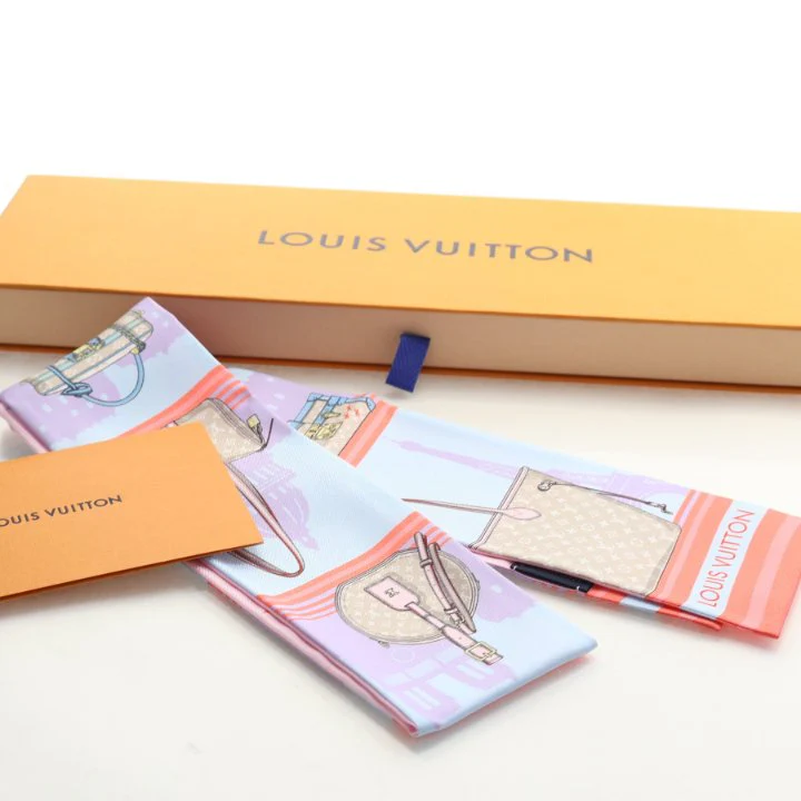 Louis Vuitton Silk Paris Skyline Bandeau - Image 5