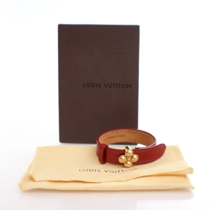 Louis Vuitton Vintage Monogram Vernis Wish Bracelet sz 17 - Image 12