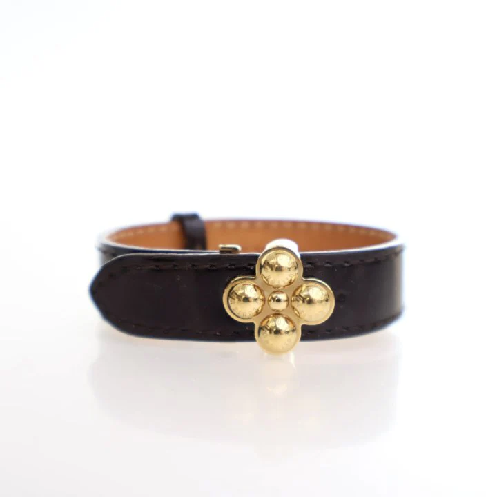 Louis Vuitton Vintage Monogram Vernis Wish Bracelet sz 17 - Image 6