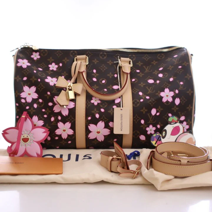 Louis Vuitton x Takashi Murakami Monogram Keepall Bandouliere 45 - Image 16