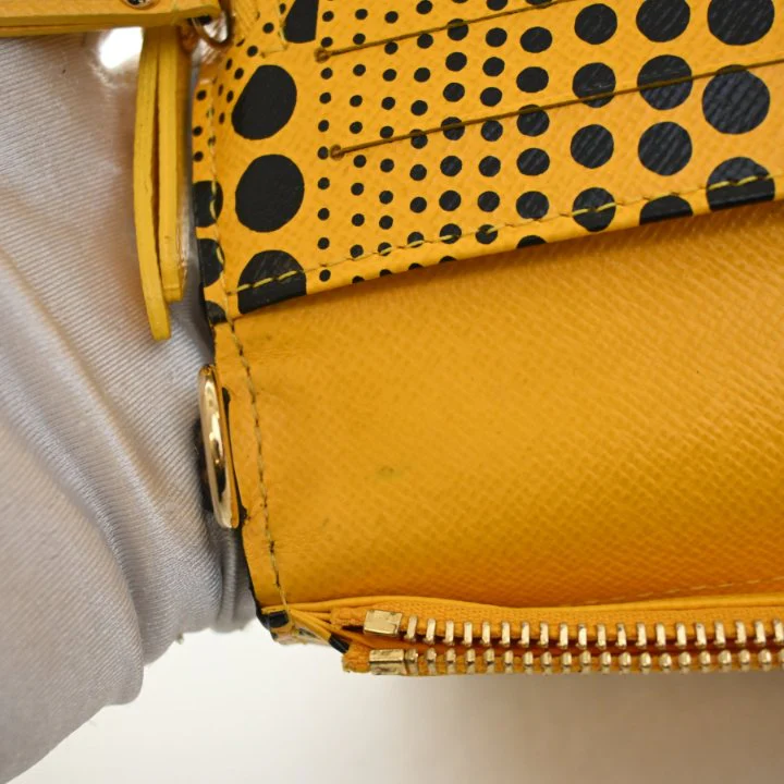 Louis Vuitton x Yayoi Kusama Pumpkin Dot Wallet - Image 11