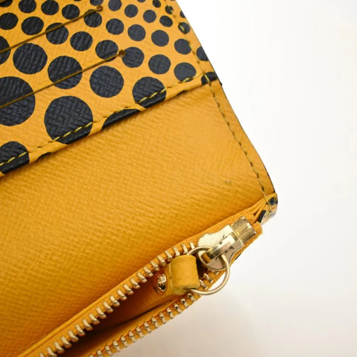 Louis Vuitton x Yayoi Kusama Pumpkin Dot Wallet - Image 12