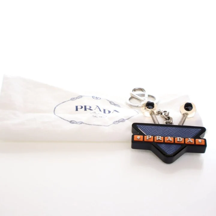 Prada Saffiano Robot Key Charm - Image 5